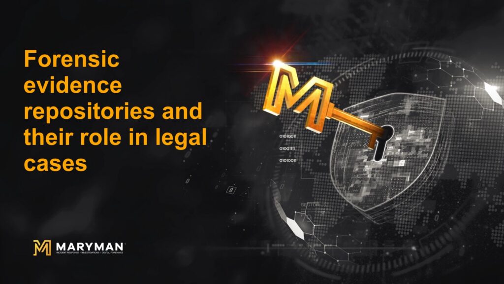 Forensic evidence repositories and their role in legal cases